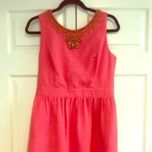 Ellen Tracy garden dress with beaded details